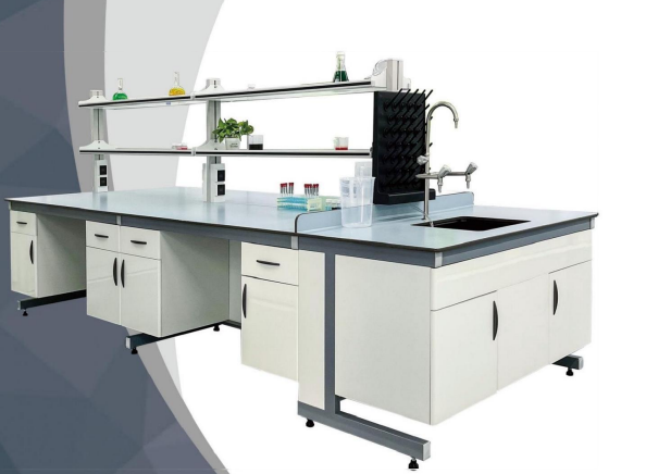 Steel Wood Laboratory Bench with Ceramic Countertop for Research Laboratories
